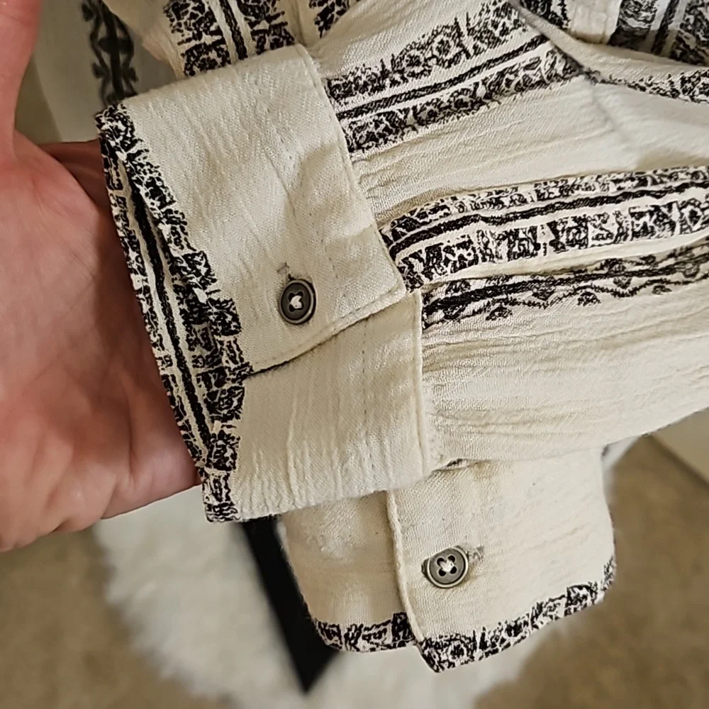 Free People Button Up Blouse - Picture 5 of 13